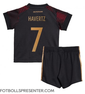 Tyskland Kai Havertz #7 Bortatröja Barn VM 2022 Kortärmad (+ korta byxor)